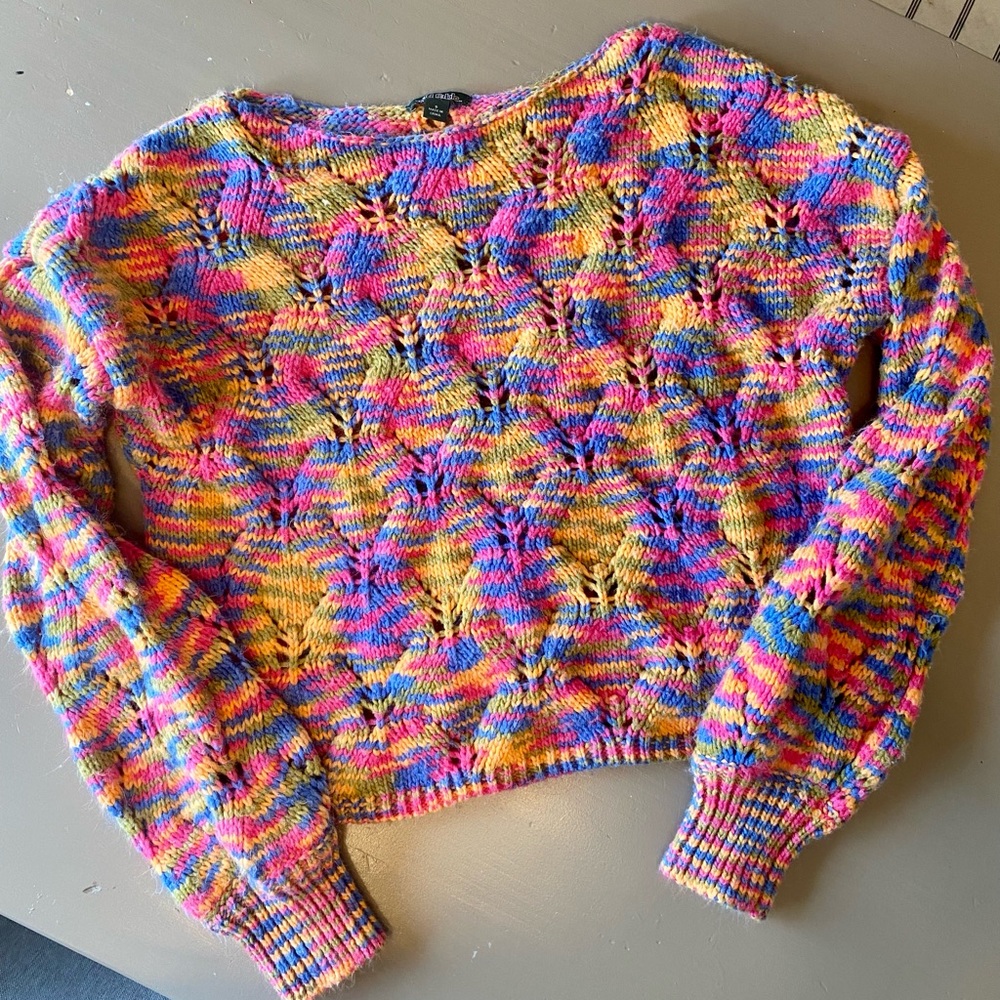 Wild Fable Multicolored knit sweater